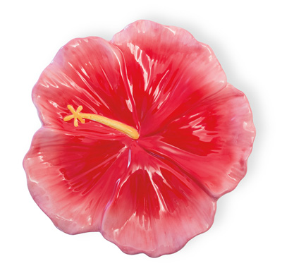 Kansas City Royals Red Hibiscus Yellow Porcelain Flower With Leaf Pattern  3D Hawaiian Shirt Summer Gift - Banantees